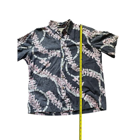 Cooke Street Mens/Teen Floral Honolulu Hawaiian Casual Button-Down Shirt Large - Picture 3 of 6